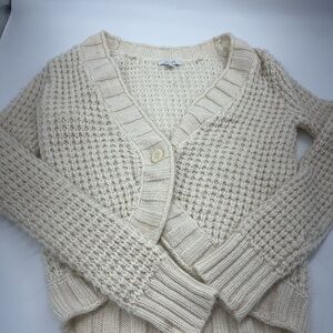 dELiA*s Cream Knit Cardigan